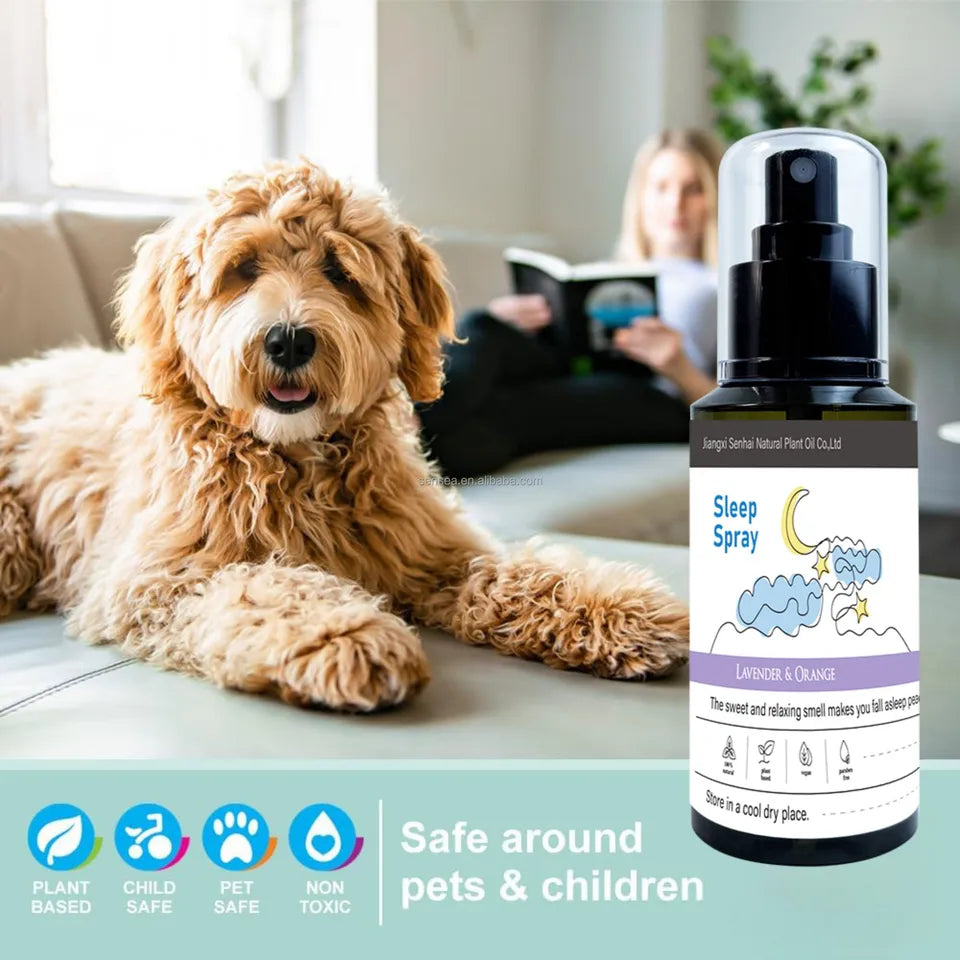 100ml Lavender Sleep Spray Aromatherapy Sleep Essential Oil Vanilla Pillow Mist Sleep Pillow Spray For Room Deep Sleep Spra New