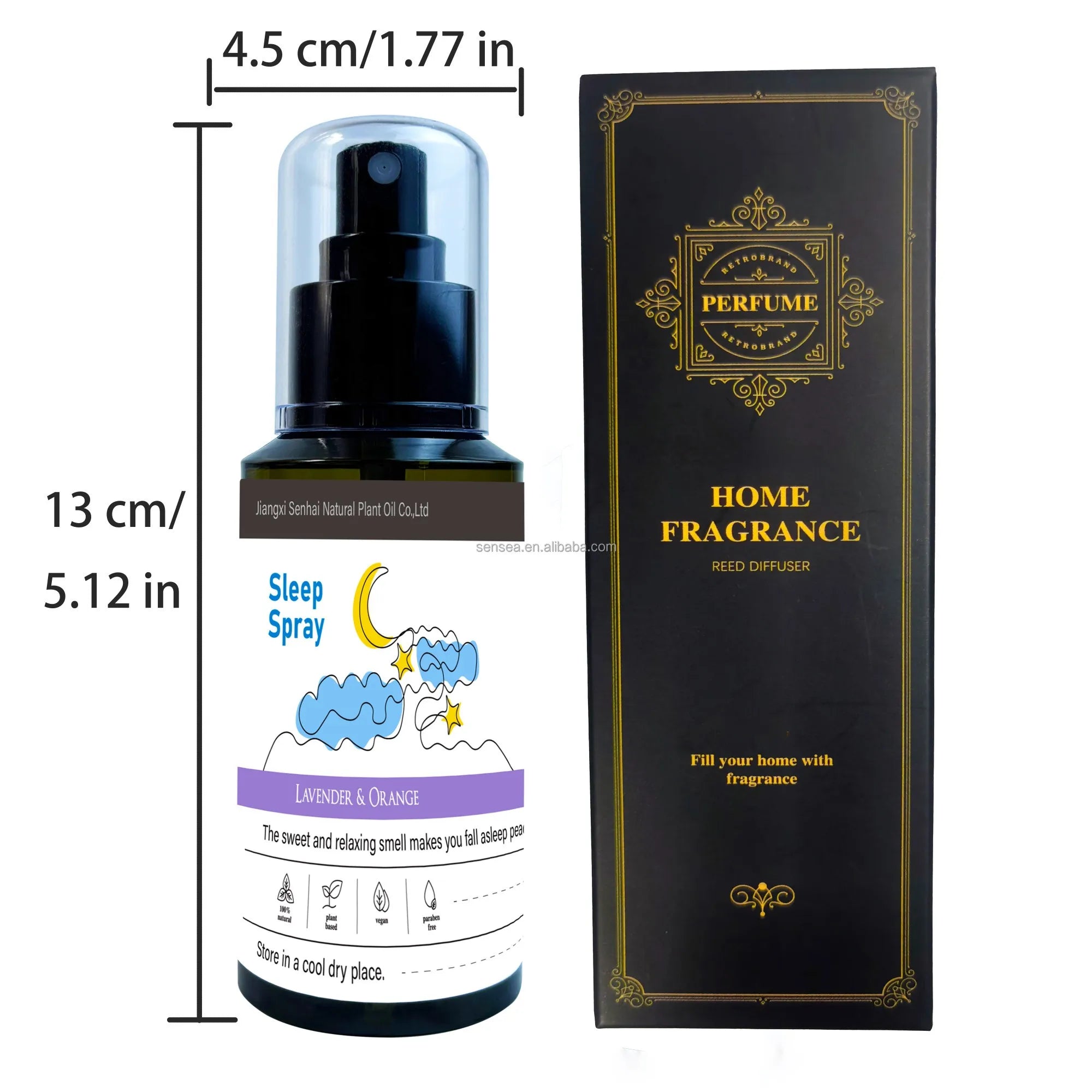 100ml Lavender Sleep Spray Aromatherapy Sleep Essential Oil Vanilla Pillow Mist Sleep Pillow Spray For Room Deep Sleep Spra New