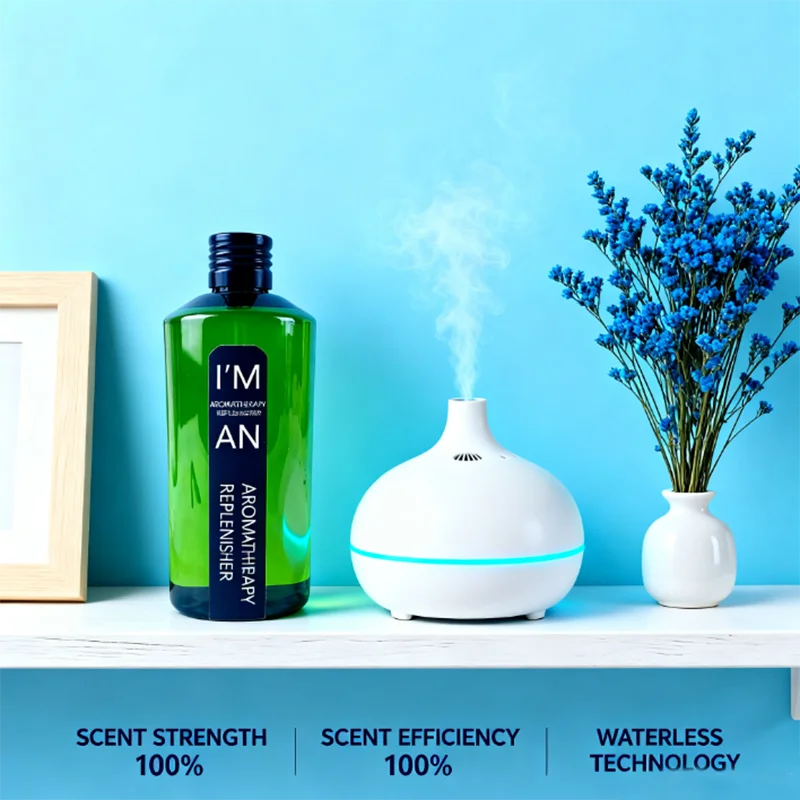 200ML Fireless Aromatherapy Ebony Rose Gardenia Perfume Replenisher Fluid Fragrance Oil for Home Diffuser Hotel Essential Oils