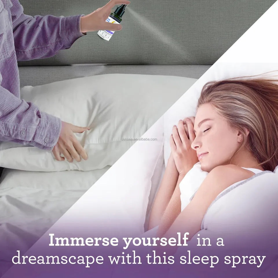 100ml Lavender Sleep Spray Aromatherapy Sleep Essential Oil Vanilla Pillow Mist Sleep Pillow Spray For Room Deep Sleep Spra New