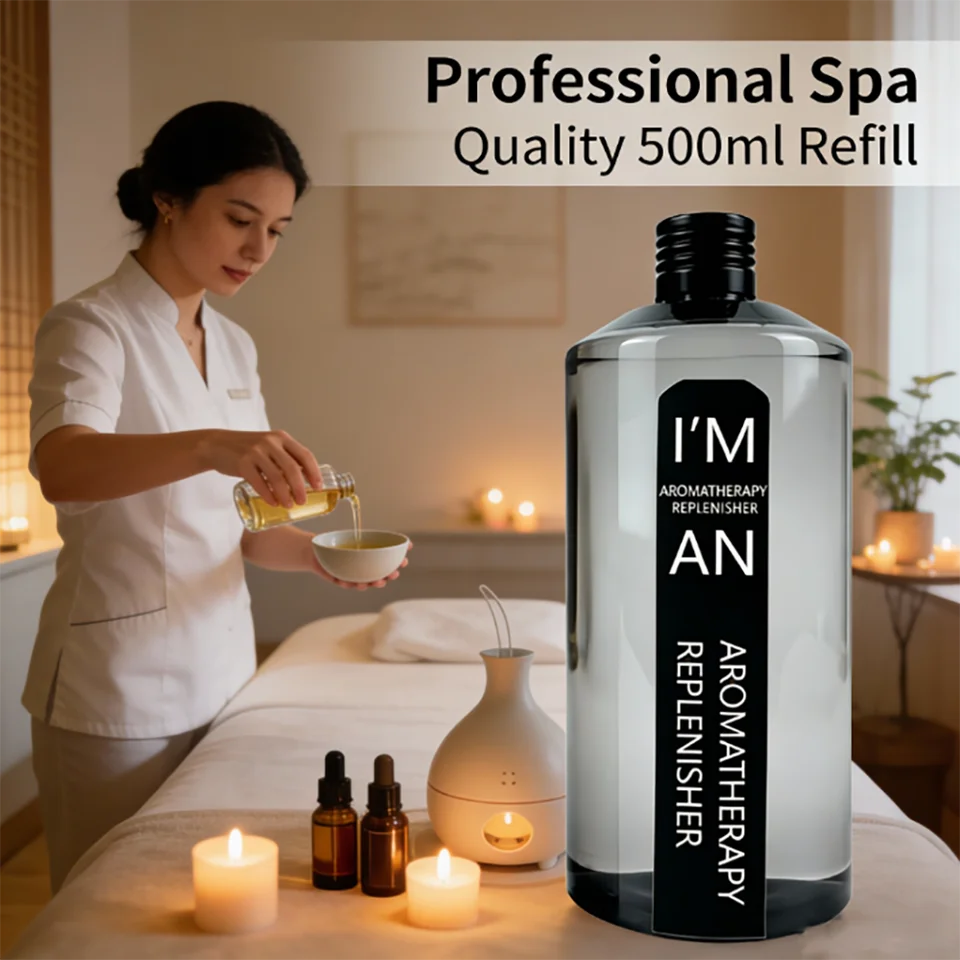 500ML Flameless Aromatherapy Essential Oil Hilton Hotel Aromatherapy Supplement Liquid for Air humidifier Aroma Machine Lasting
