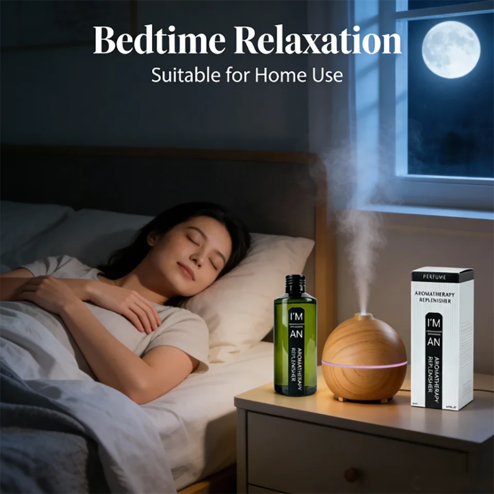 200ML Fireless Aromatherapy Hotel Essential Oils Ebony Rose Gardenia Perfume Replenisher Fluid Fragrance Oil for Home Diffuser